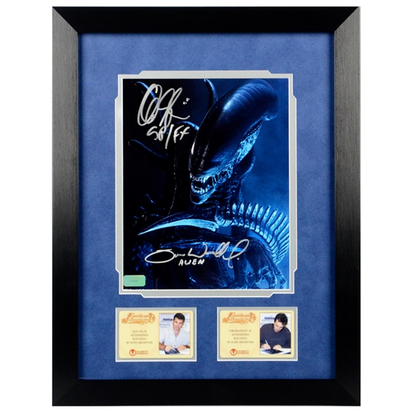 Alec Gillis, Tom Woodruff Jr. Autographed AVP: Alien vs Predator 8x10 Framed Photo