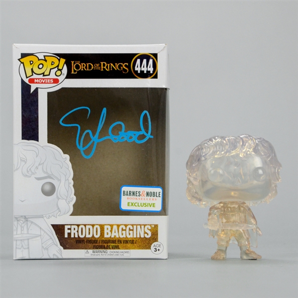 Elijah Wood Autographed Lord of the Rings Frodo Baggins Barnes & Noble Exclusive POP Vinyl Figure #444