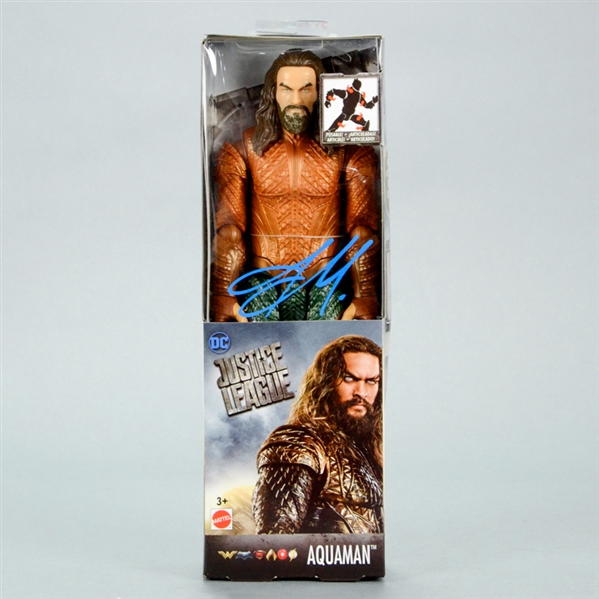 Jason Momoa Autographed Justice League Aquaman Action Figure