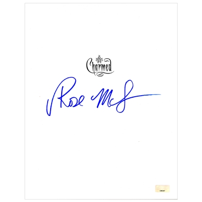 Rose McGowan Autographed Charmed Script Cover
