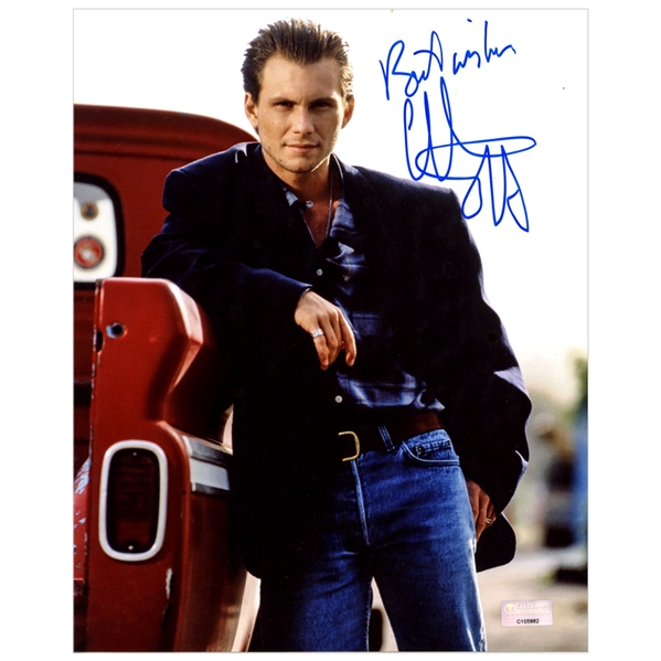 Christian Slater Autographed Casual 8x10 Photo