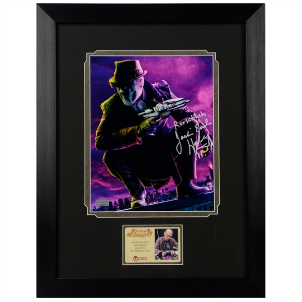 Jackie Earle Haley Autographed Watchmen Rorschach 8x10 Framed Photo