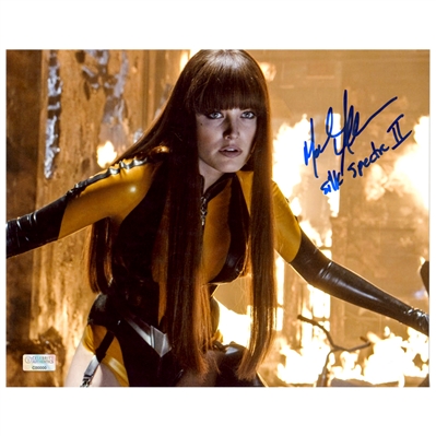 Malin Akerman Autographed Watchmen Silk Spectre II 8x10 Scene Photo