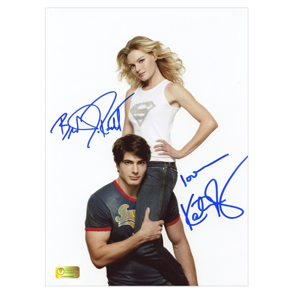 Brandon Routh, Kate Bosworth Autographed Entertainment Weekly 8.5x11 Photo