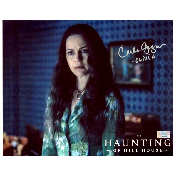 Carla Gugino Autographed The Haunting of Hill House Olivia Crain 8×10 Photo