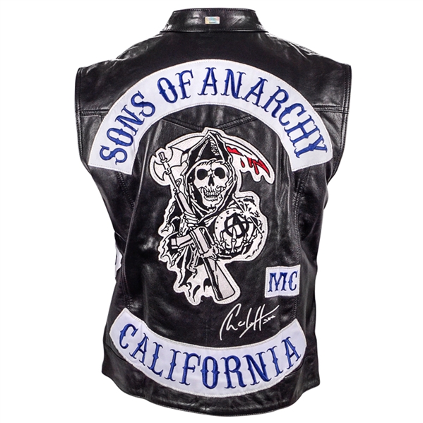 Charlie Hunnam Autographed Sons of Anarchy SAMCRO Leather Vest