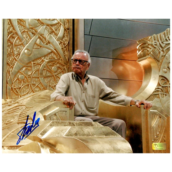 Stan Lee Autographed King of Asgard 8x10 Photo