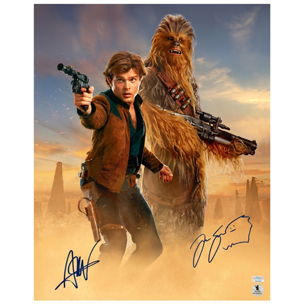 Alden Ehrenreich, Joonas Suotamo Autographed Solo: A Star Wars Story 16x20 Photo