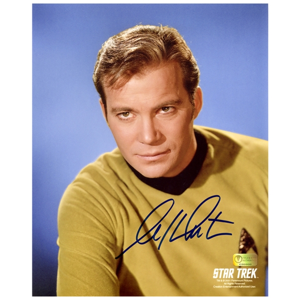 William Shatner Autographed Star Trek Original Series Captain Kirk 8x10 Photo