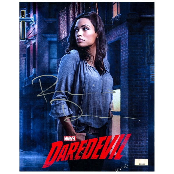 Rosario Dawson Autographed Daredevil 8x10 Promo Photo