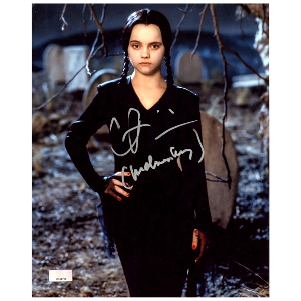 Christina Ricci Autographed The Addams Family Wednesday Addams 8x10 Photo