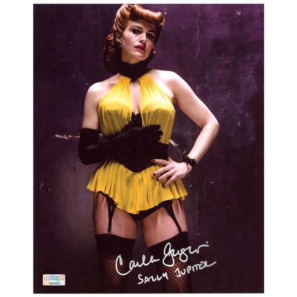 Carla Gugino Autographed Watchmen Sally Jupiter 8×10 Studio Photo