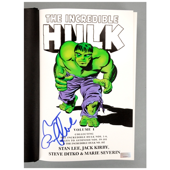 Mark Ruffalo Autographed The Incredible Hulk Omnibus, Vol. 1 with Alex Ross Cover