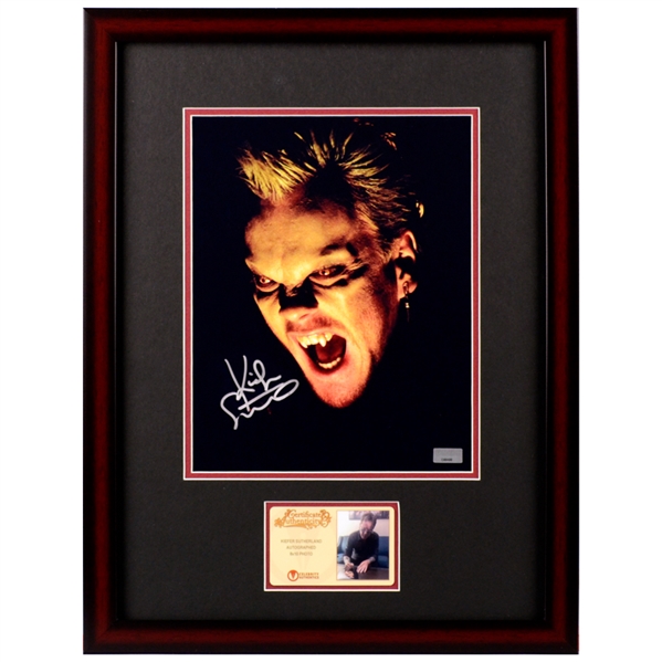 Kiefer Sutherland Autographed The Lost Boys David 8x10 Framed Photo