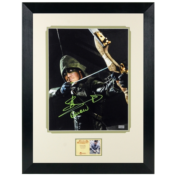 Stephen Amell Autographed Arrow 11x14 Framed Photo