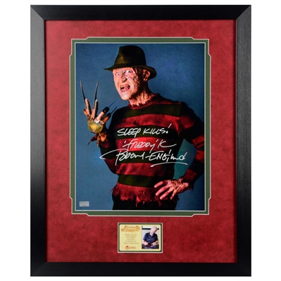 Robert Englund Autographed A Nightmare on Elm Street Freddy Krueger 11x14 Framed Photo