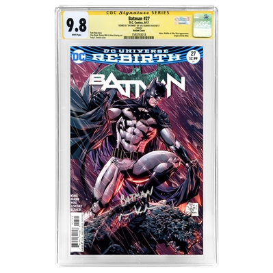 Val Kilmer Autographed 2017 D.C. Comics Batman #27 CGC Signature Series 9.8 Mint
