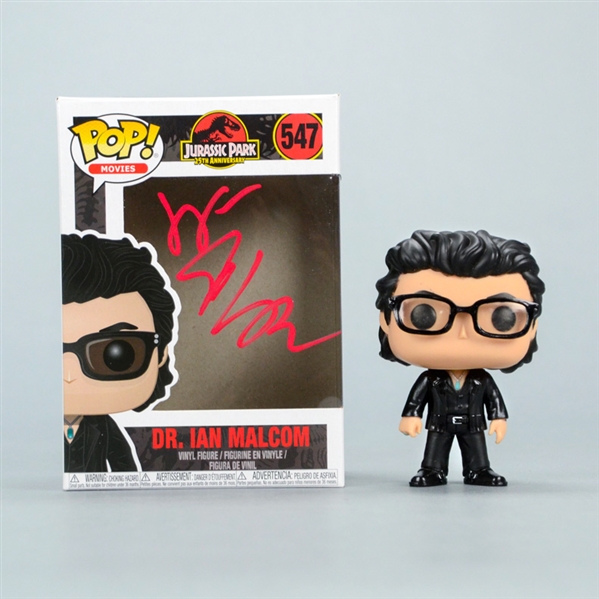 Jeff Goldblum Autographed Jurassic Park Ian Malcolm POP Vinyl Figure #547