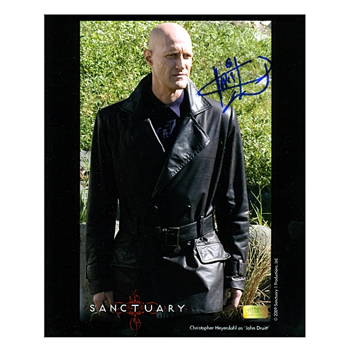 Christopher Heyerdahl Autographed 8x10 Sanctuary Scene Photo