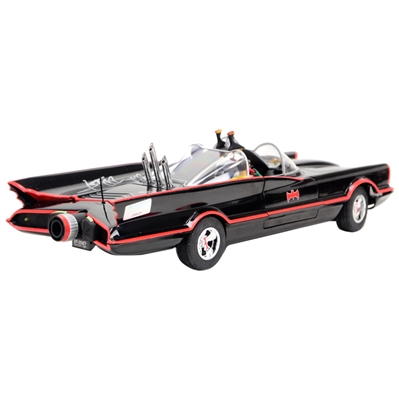 Adam West, Burt Ward Autographed ELITE 1:18 Scale Die-Cast Batmobile with Batman & Robin Figures