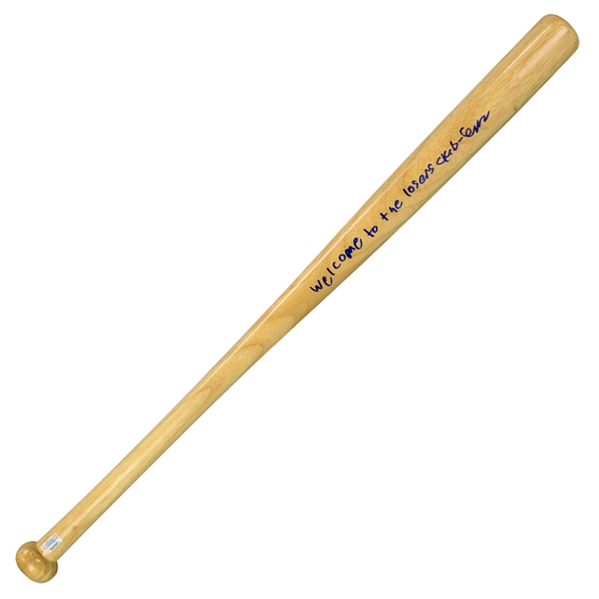 Finn Wolfhard Autographed IT Prop Replica Baseball Bat with Welcome to the Losers Club Inscription