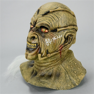 Gina Philips, Justin Long Autographed 2001 Jeepers Creepers The Creeper Mask
