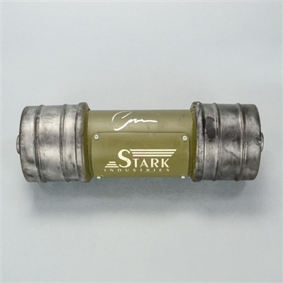 Chris Evans Autographed 2011 Captain America The First Avenger Screen Used Stark Industries Prop Canister