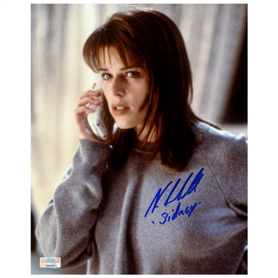 Neve Campbell Autographed Scream Phone Call 8x10 Scene Photo