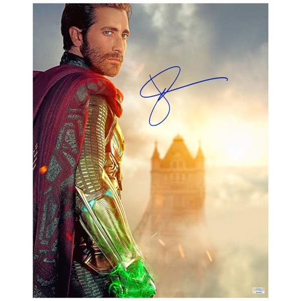 Jake Gyllenhaal Autographed Spider-Man: Far From Home Mysterio 16x20 Photo