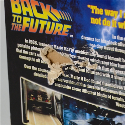 Michael J. Fox, Christopher Lloyd, Thomas Wilson, Lea Thompson, Claudia Wells and Bob Gale Autographed Back to the Future 1:18 Scale Die-Cast DeLorean