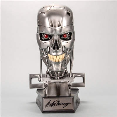 Arnold Schwarzenegger Autographed Terminator T-800 Endoskeleton 1:1 Scale Bust