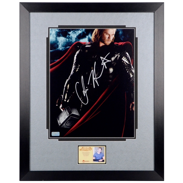 Chris Hemsworth Autographed Thor Son of Asgard 11x14 Framed Photo