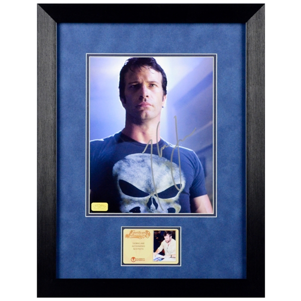 Thomas Jane Autographed The Punisher Frank Castle 8×10 Framed Photo