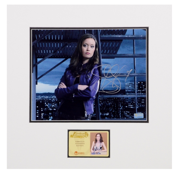 Summer Glau Autographed Terminator: The Sarah Connor Chronicles 8x10 Matted Photo