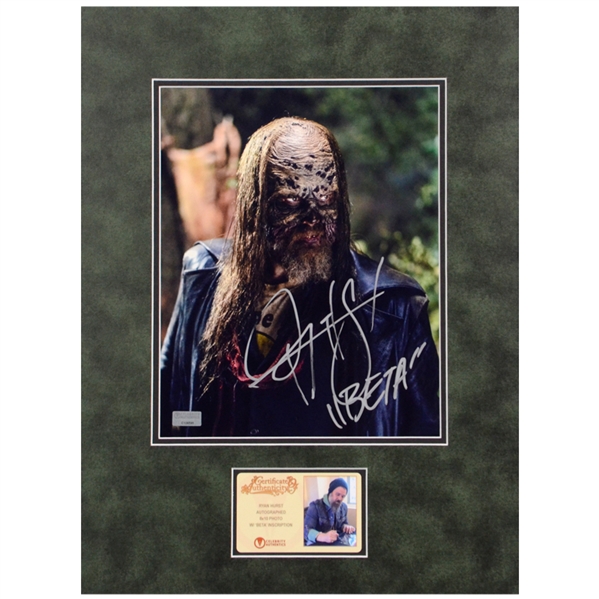 Ryan Hurst Autographed The Walking Dead Beta 8x10 Matted Photo