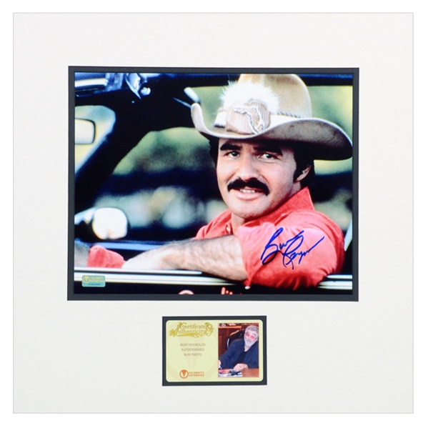 Burt Reynolds Autographed Smokey and The Bandit II 8x10 Matted Photo
