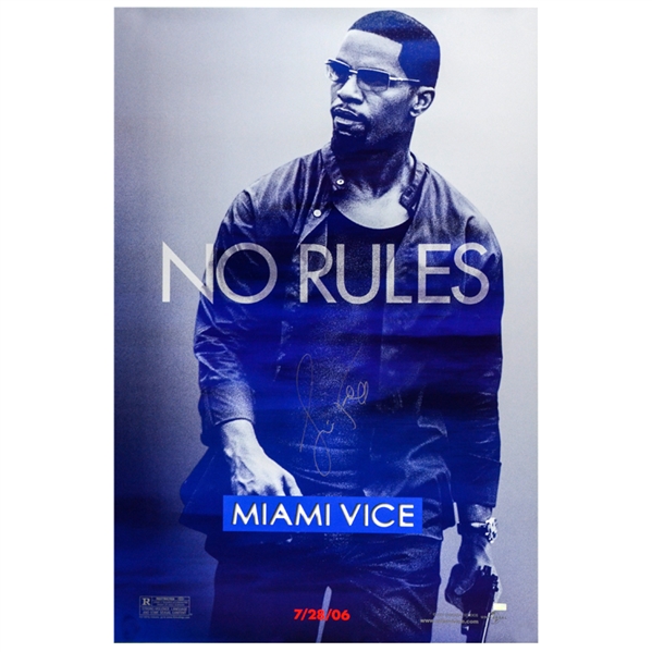 Jamie Foxx Autographed Miami Vice 27x40 Single-Sided Movie Poster