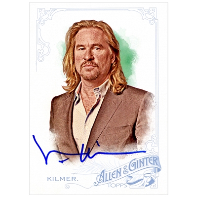 Val Kilmer Autographed Topps Allen & Ginter Trading Card #328