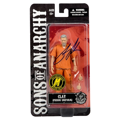 Ron Perlman Rare 2014 Mezco Exclusive Autographed Sons of Anarchy Clay Action Figure