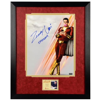 Zachary Levi Autographed Shazam! 11x14 Framed Photo