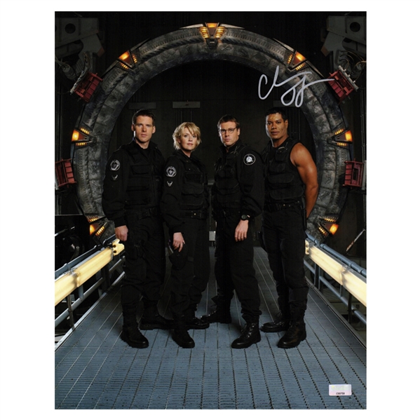 Christopher Judge Autographed Stargate SG-1 11x14 Group Photo