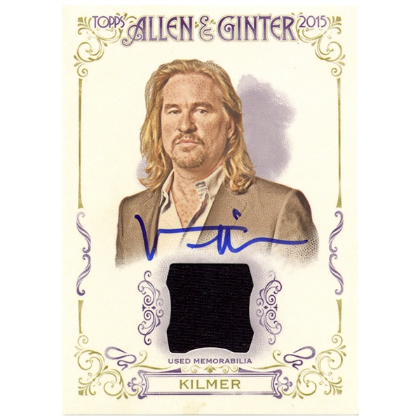 Val Kilmer Autographed Topps Allen & Ginter Used Memorabilia Trading Card #FSRA-VK