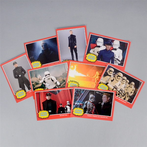 Star Wars: The Force Awakens Trading Card Set (Lot of 9)