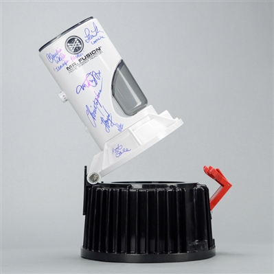 Michael J. Fox, Christopher Lloyd, Lea Thompson, Claudia Wells, Bob Gale Autographed Back to the Future Mr. Fusion 1:1 Scale Prop Replica