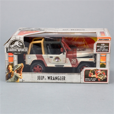 Jeff Goldblum Autographed Jurassic World 1:18 Scale Die-Cast Jeep Wrangler