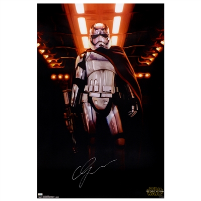 Gwendoline Christie Autographed Star Wars The Force Awakens Captain Phasma 22.5x34 Single-Sided Poster