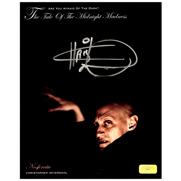 Christopher Heyerdahl Autographed 8x10 Nosferatu Photo