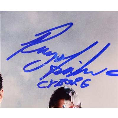 Jason Momoa, Gal Gadot and Ray Fisher Autographed Justice League 16x20 Photo