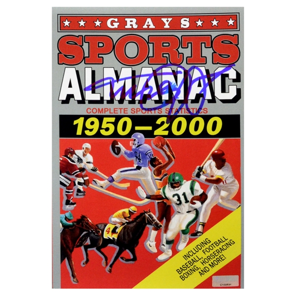 Michael J. Fox Autographed 1989 Back to the Future Part II Grays Sports Almanac