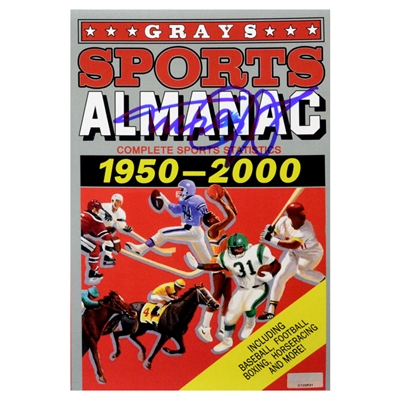 Michael J. Fox Autographed 1989 Back to the Future Part II Grays Sports Almanac